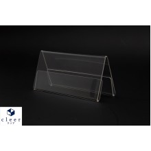 Acrylic A120 Card Stand - 120mmW x 55mmH