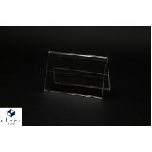 Acrylic A90 Card Stand - 90mmW x 55mmH