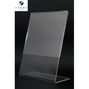 Acrylic Portrait A4 L-Shape Display Stand