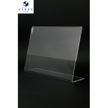 Acrylic Landscape A4 L-Shape Display Stand