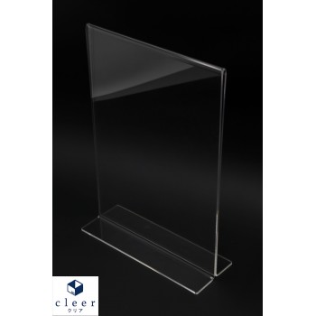Acrylic Portrait A4 T-Shape Display Stand
