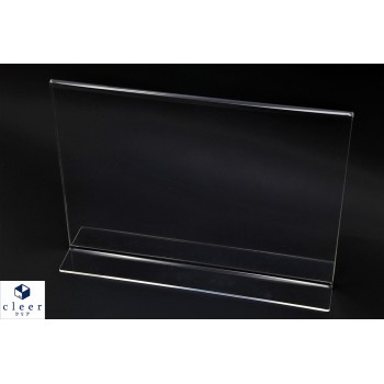 Acrylic Landscape A4 T-Shape Display Stand
