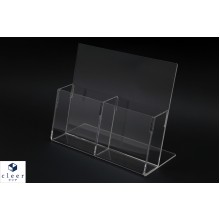 Acrylic 1/3 A4 Brochure Holder Stand 1 Layer