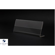 Acrylic T120 Card Stand - 120mmW x 55mmH