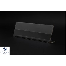 Acrylic T150 Card Stand - 150mmW x 55mmH