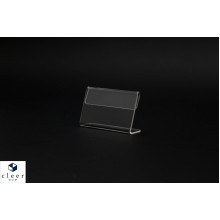 Acrylic T60 Card Stand - 60mmW x 35mmH